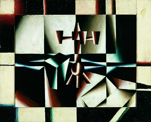 Stilleben mit Leuchter, 1926, Arthur Segal