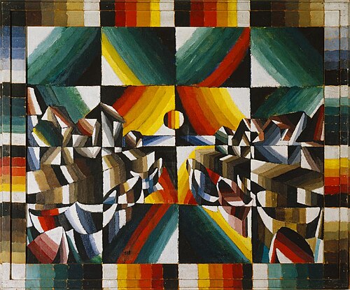 Hafen in der Sonne, 1919, Arthur Segal