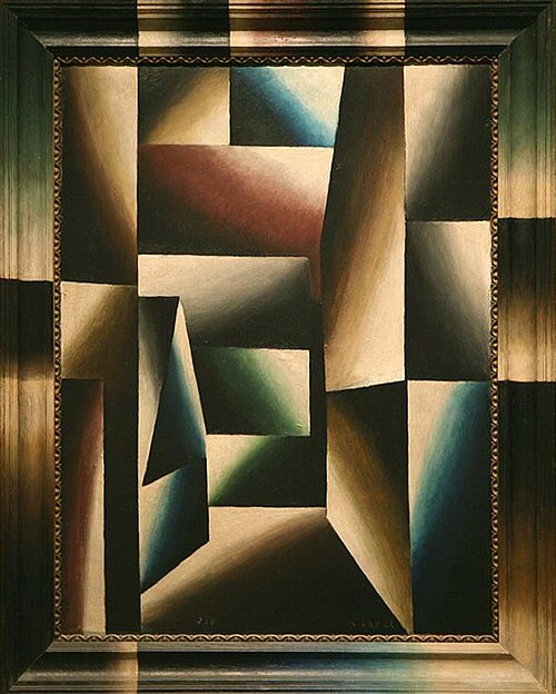 Strasse auf Helgoland II, 1924, Arthur Segal