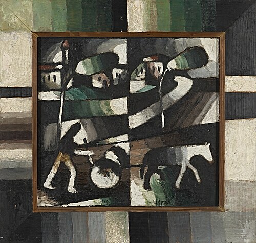 The Ploughman (Circle "Labour"), 1919, Arthur Segal