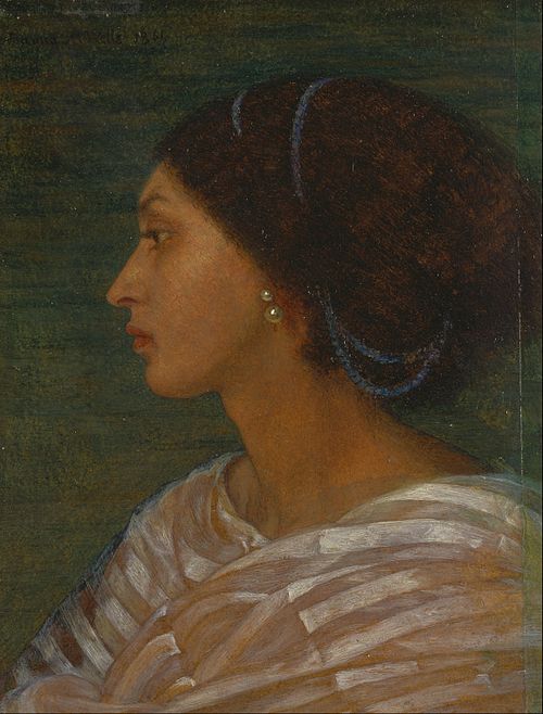 Study of Mrs. Fanny Eaton, 1861, Joanna Mary Boyce