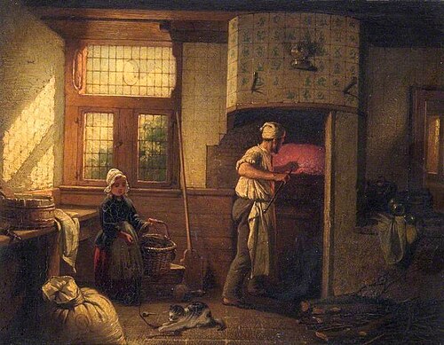 Interior of a Bakery, 1854, Moritz-Daniel Oppenheim