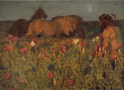 Night, 1900, Mikhaïl Vroubel