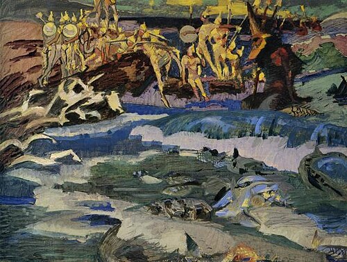 Thirty-Three Bogatyrs, 1901, Mikhaïl Vroubel