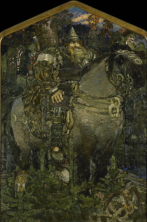 Bogatyr, 1898, Mikhaïl Vroubel