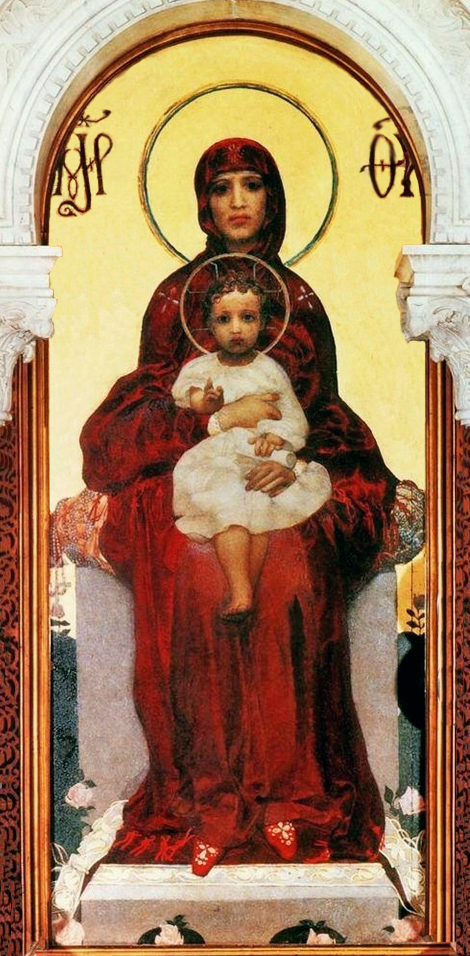 Vierge à l'Enfant (Vroubel), 1885, Mikhaïl Vroubel