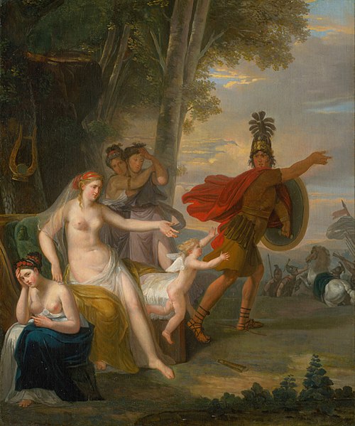Hector Bidding Farewell To Andromache, 1760, Adam Friedrich Oeser