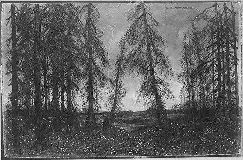 Waldlandschaft, 1925, Carl Strathmann