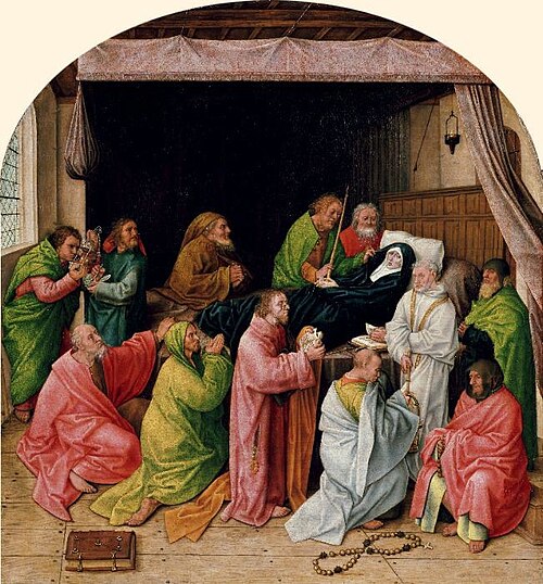 The Dormition, last quarter 15th century, 1510, Hugo van der Goes