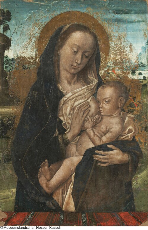 Mary with the Christ-child, 1487, Hugo van der Goes