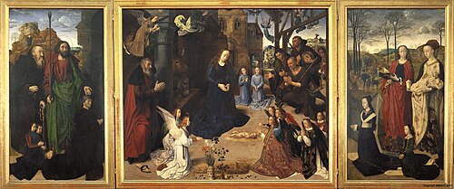 Triptyque Portinari, 1475, Hugo van der Goes