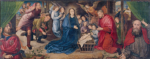 Adoration des bergers, 1480, Hugo van der Goes