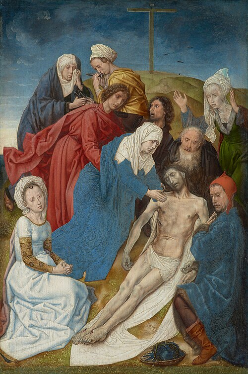The Lamentation, , Hugo van der Goes