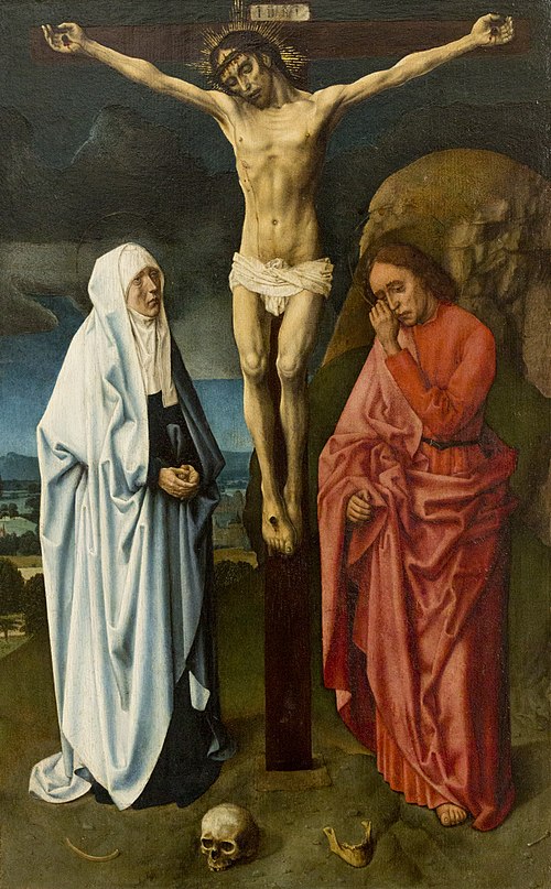 La Crucifixion, 1470, Hugo van der Goes