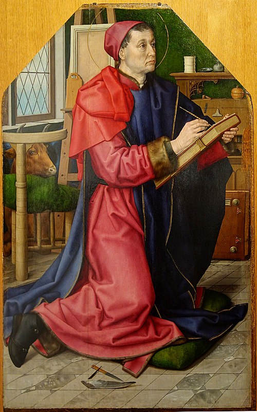Saint Luke Painting the Virgin, 1470, Hugo van der Goes