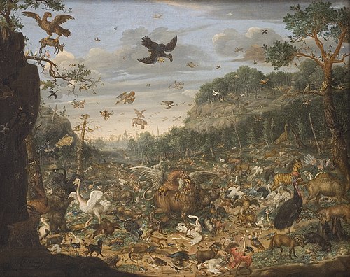 The Earth after the Fall of Man, 1690, Franz Rösel von Rosenhof