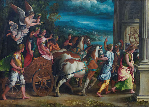 Le Triomphe de Titus et Vespasien, 1537, Giulio Romano