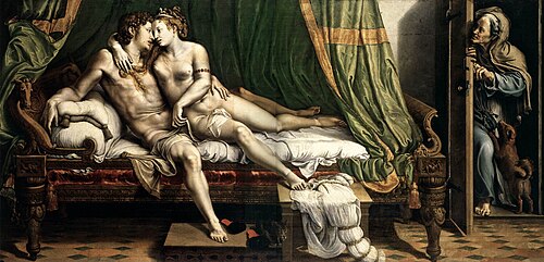 Scène romantique, 1525, Giulio Romano