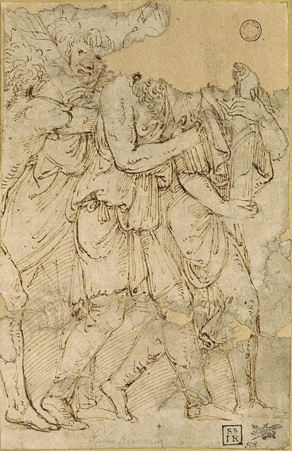 Group of three lictors, 1530, Giulio Romano
