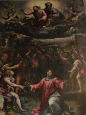 Stoning of Saint Stephen, 1521, Giulio Romano