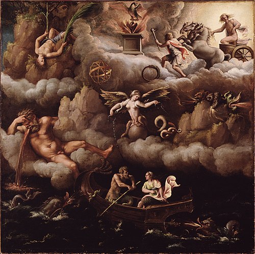 An Allegory of Immortality, 1540, Giulio Romano