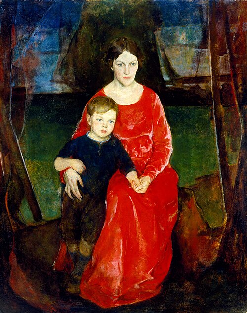 American Motherhood, 1922, Charles Webster Hawthorne