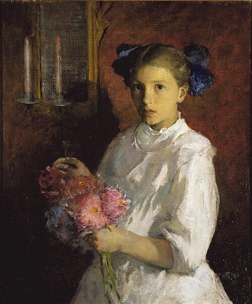 Girl in White, 1905, Charles Webster Hawthorne