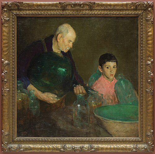 Refining Oil, 1910, Charles Webster Hawthorne