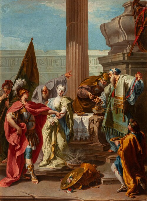 The Sacrifice of Polyxena, , Battista Vicentino