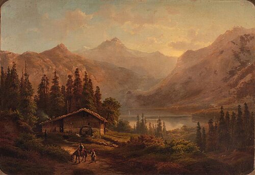 Old Mill in the Alps, , Georg Engelhardt