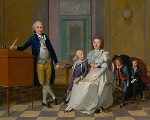 Rodina cisárskeho assesora von Kronegy, 1792, Georg Karl Urlaub