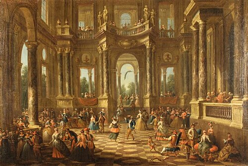 Masquerade II, 1740, Willem Augustin van Minderhout