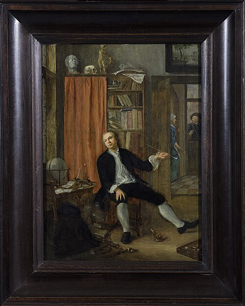 De pijproker, 1750, Jan Abel Wassenbergh