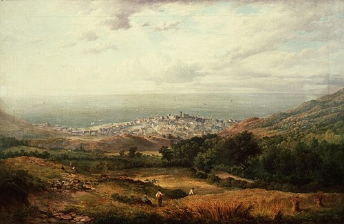 View of Aberystwyth, 1861, William Ward Gill