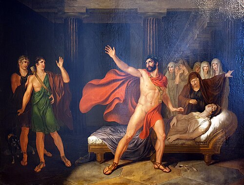 The curse of Theseus, 1809, Alexander Macco