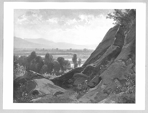 Paysage, 1842, Friedrich Voltz