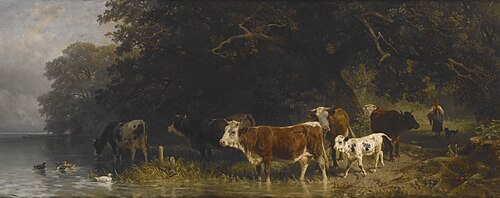Landscape, , Friedrich Voltz