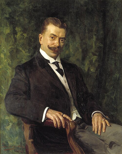 Portret van notaris Willem Hendrik van Bilderbeek, 1908, Leo Schaeken