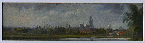 Rotterdam vanaf de Kippenbrug, , Jan Bikkers