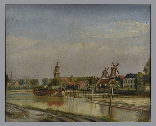 Rivière Rotte, 1858, Jan Bikkers