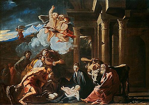 The Adoration of the Shepherds, 1637, Pietro Testa