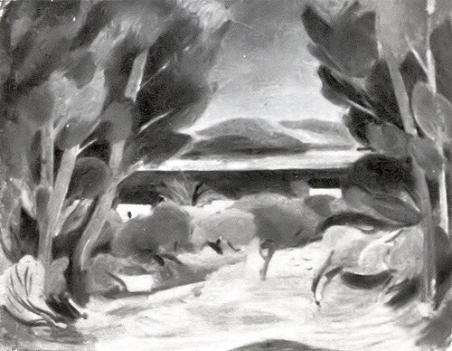 Blick auf die Bucht von Sanary, 1924, Rudolf Levy