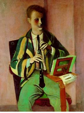 Bildnis des Klarinettisten Joh. B., 1932, Rudolf Levy