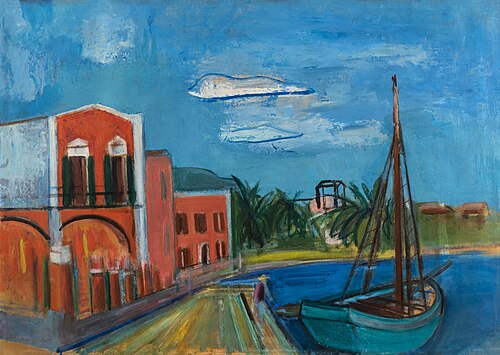 Rote Häuser (Ischia), 1938, Rudolf Levy