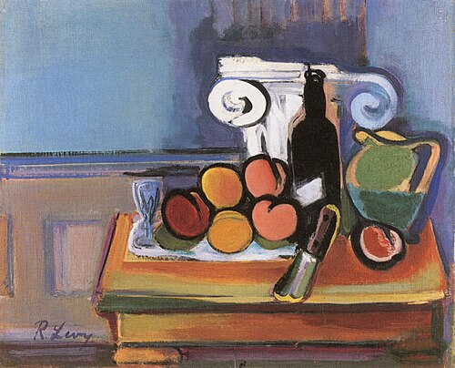 Stilleben mit ionischem Kapitell, 1943, Rudolf Levy