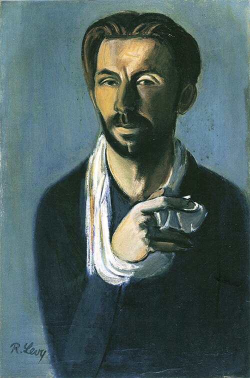 Bildnis des Malers Hans Gassebner, 1937, Rudolf Levy