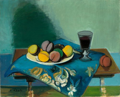 Still Life with Peaches, 1941, Rudolf Levy