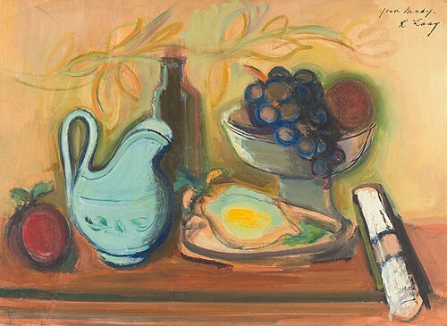 Nature morte au pichet bleu, 1937, Rudolf Levy