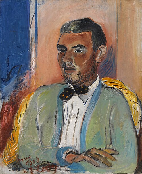 Portrait Bob Gesinus-Visser, 1920, Rudolf Levy