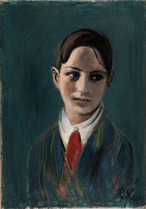 Knabenbildnis, 1932, Rudolf Levy
